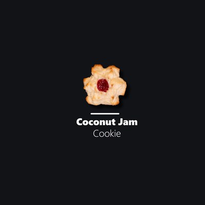 Coconut Jam Cookie