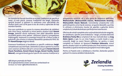 Traditiile de Paste sustinute de Zeelandia